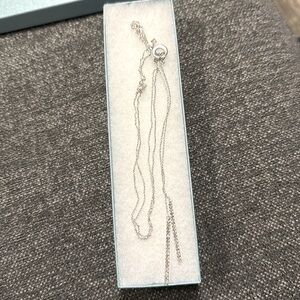 Touchstone Crystal by Swarovski Pavé Stick Lariat Necklace